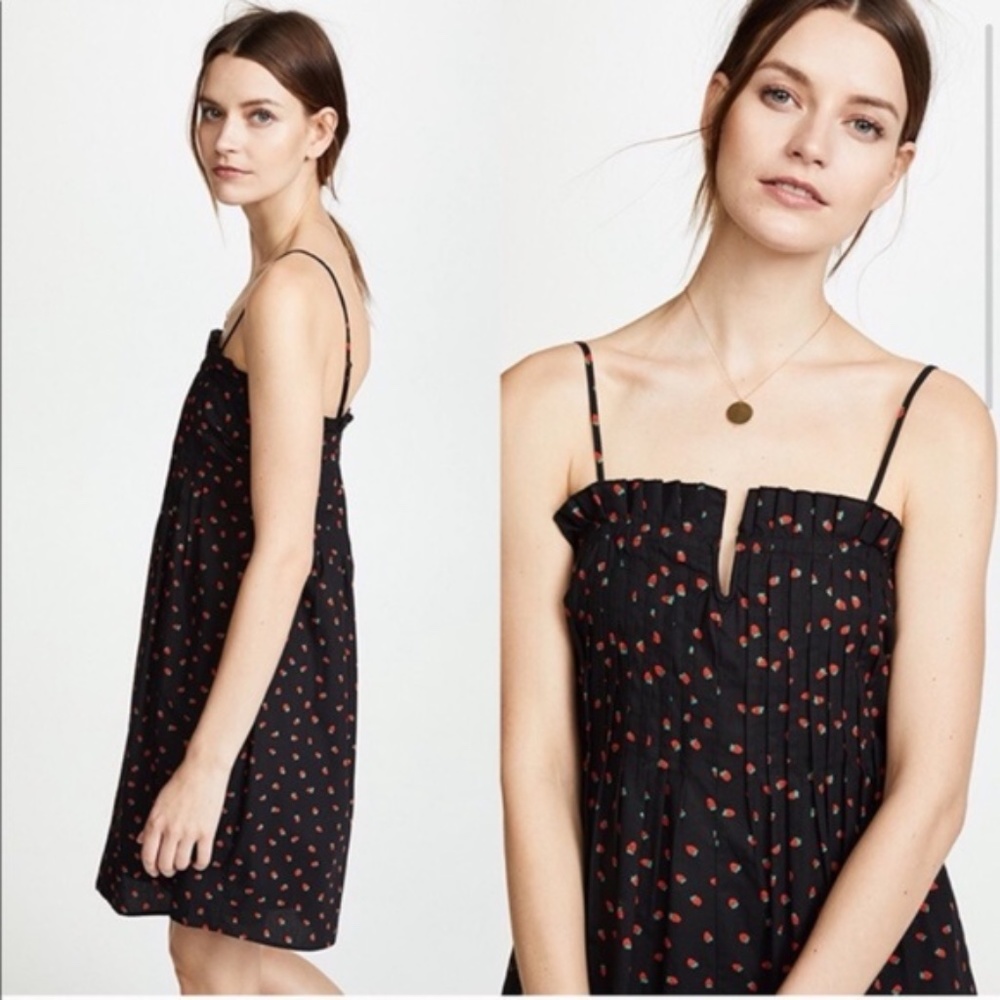 MADEWELL Cami Dress - BLACK - Picture 3 of 6